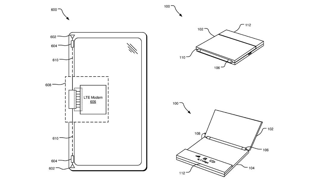 Surface Phone-Patent: Klappbares Tablet-Smartphone mit LTE