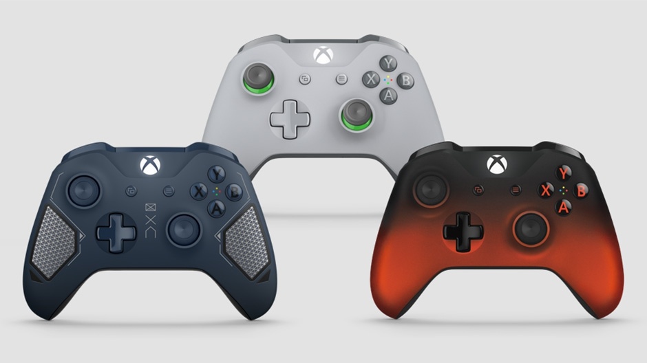 Microsoft präsentiert drei neue Xbox One-Controller Designs