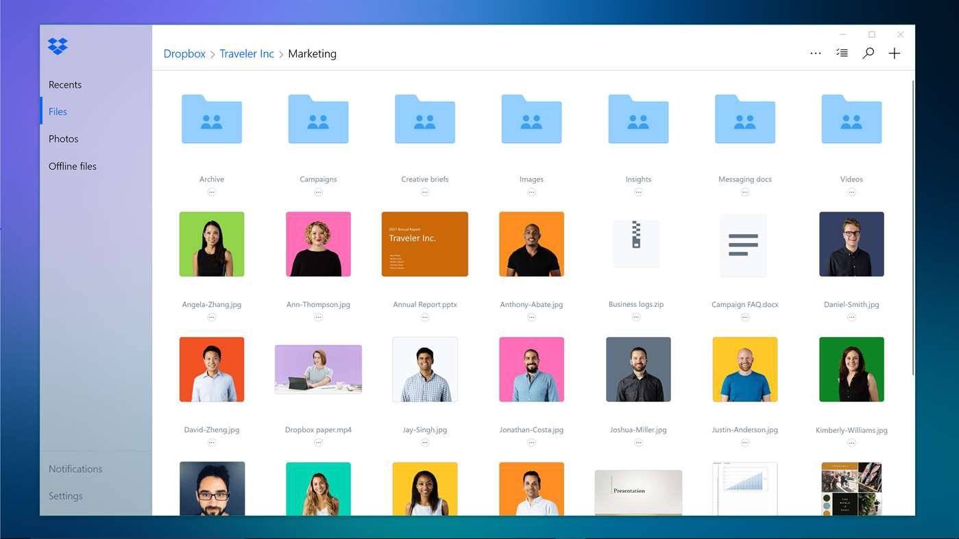Dropbox-App wird nach Update zum Fluent Design-Vorbild für OneDrive