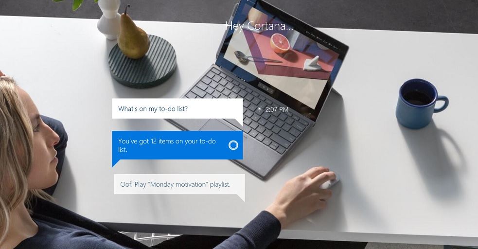 Cortana in Windows 10 kann künftig Support leisten