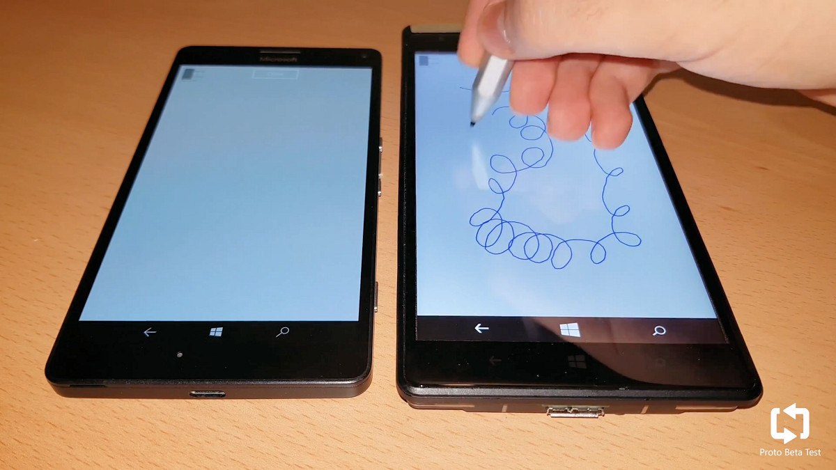 Video: Lumia-Prototyp mit Surface Pen-Unterstützung