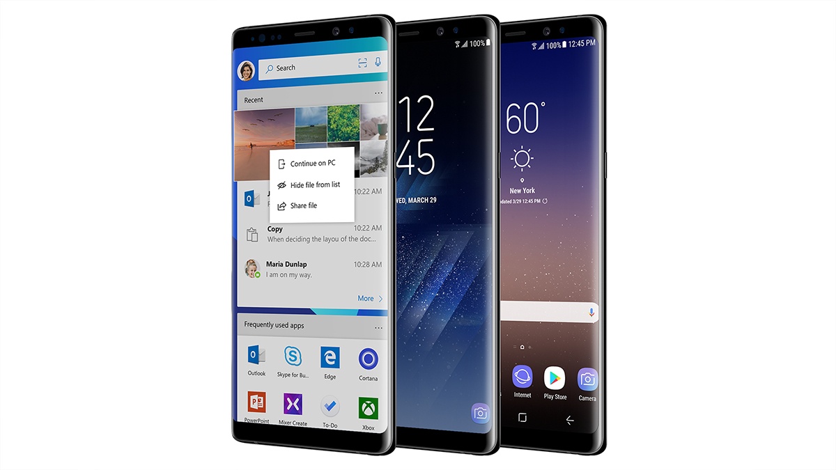 Microsoft verkauft nun auch das Samsung Galaxy Note 8