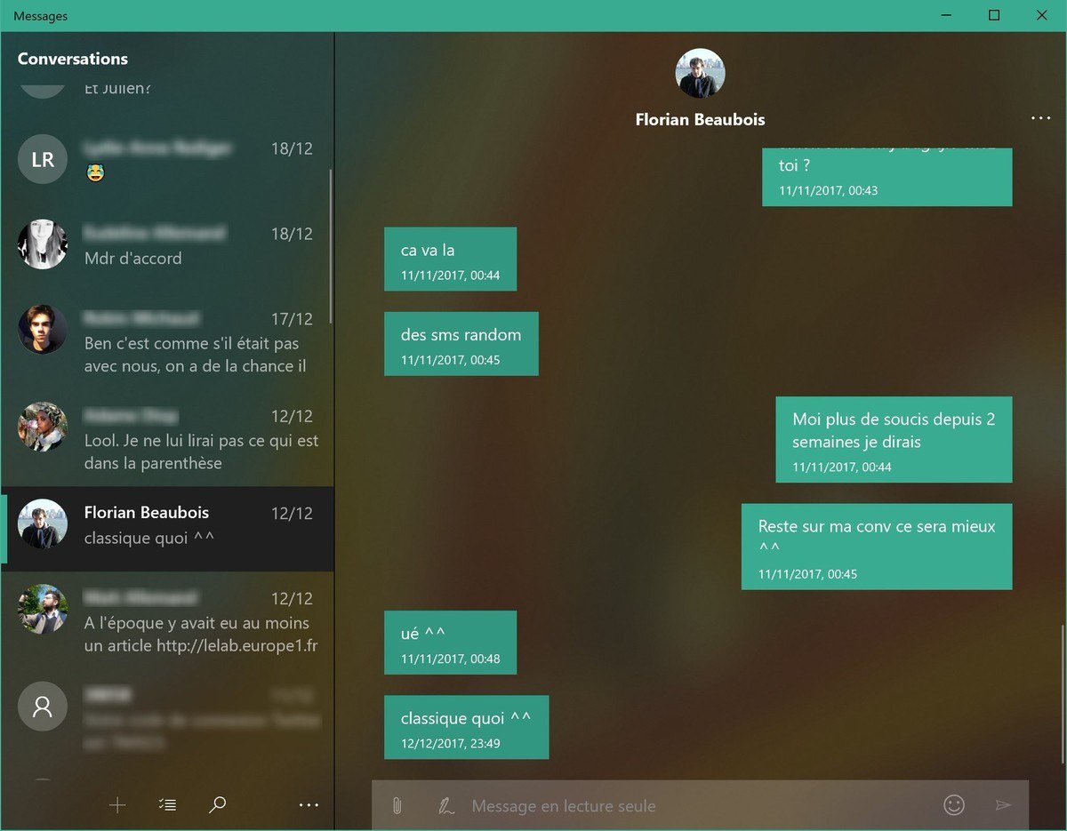 Fluent Design: Microsoft aktualisiert Messaging-App unter Windows 10