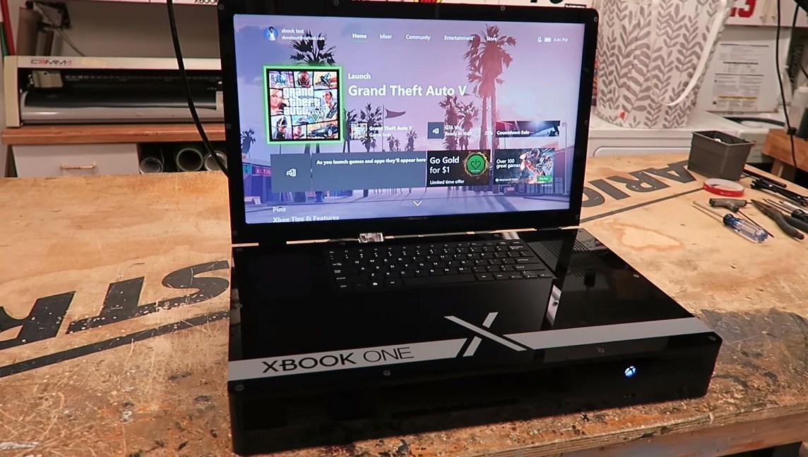 Xbook One X - Bastler baut einen Xbox One X-Laptop