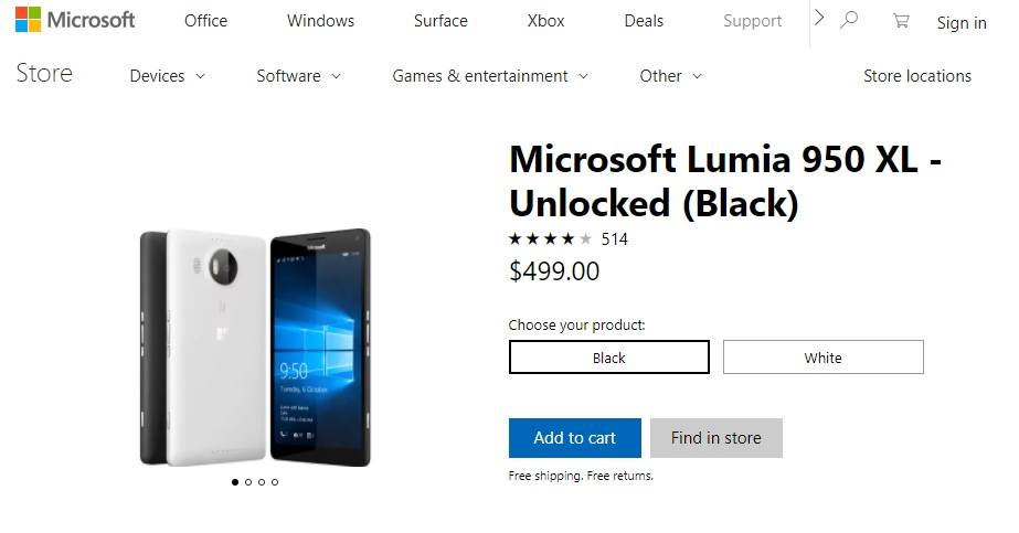 Microsoft Store verkauft wieder Lumia-Smartphones