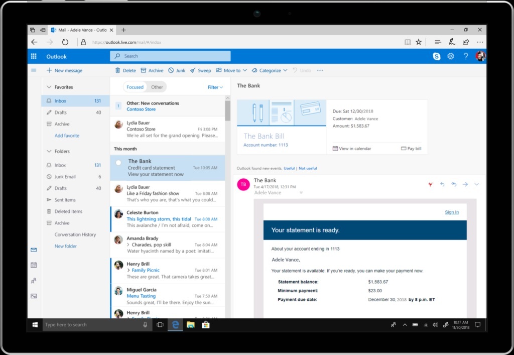 Microsoft kündigt neue Features für Outlook an