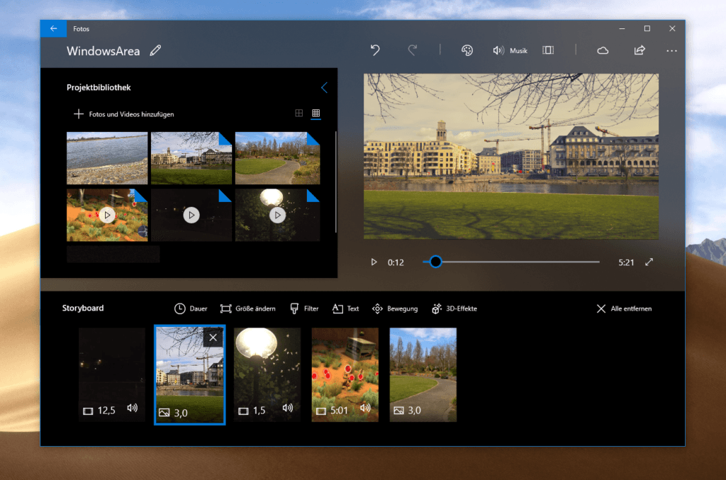 how to use microsoft video editor windows 10