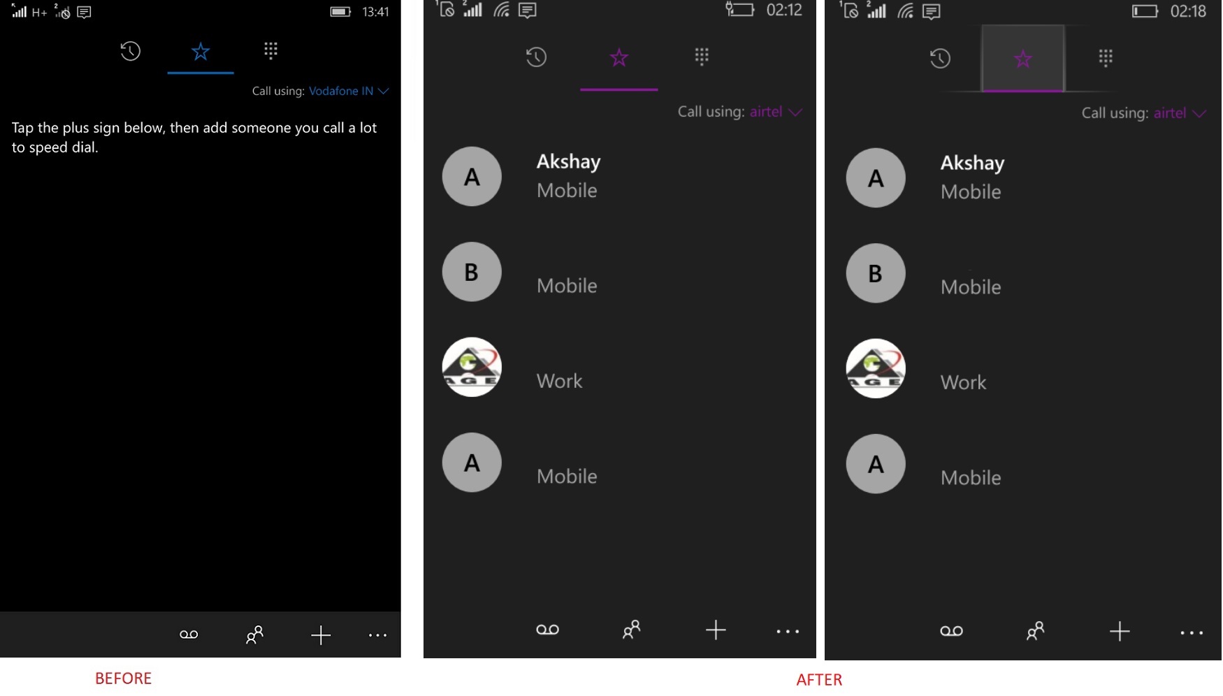 Telefon-App für Windows 10 Mobile bekommt Fluent Design