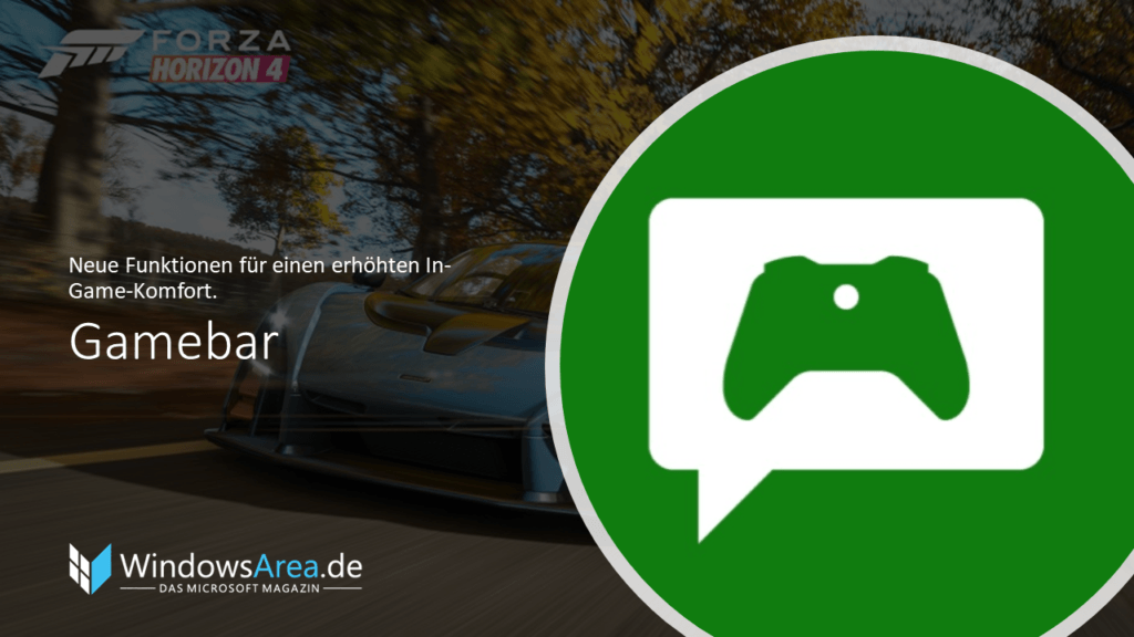 Windows 10 Oktober Update Gamebar. Neue Funktionen für einen erhöhten In-Game-Komfort.