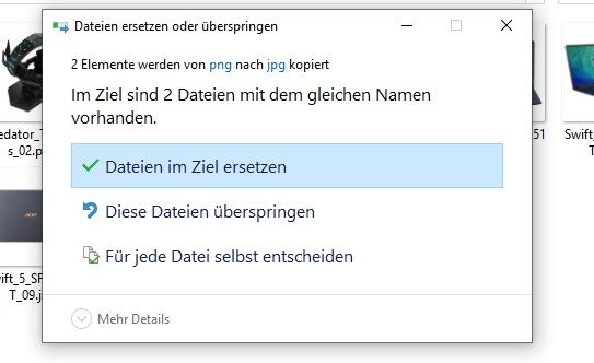 Windows 10 Oktober 2018 Update Bug: Keine Nachfrage vor dem Überschreiben