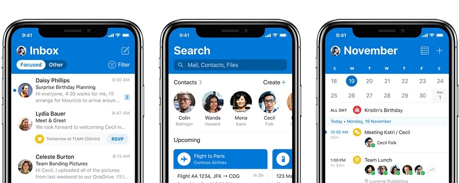 Outlook-App für iPhone bekommt großes Update mit Redesign