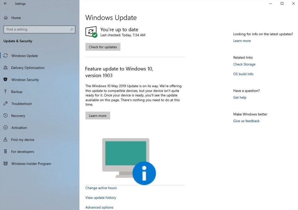 Microsoft benachrichtigt bei Inkompatibilität zum Windows 10 Mai 2019 Update