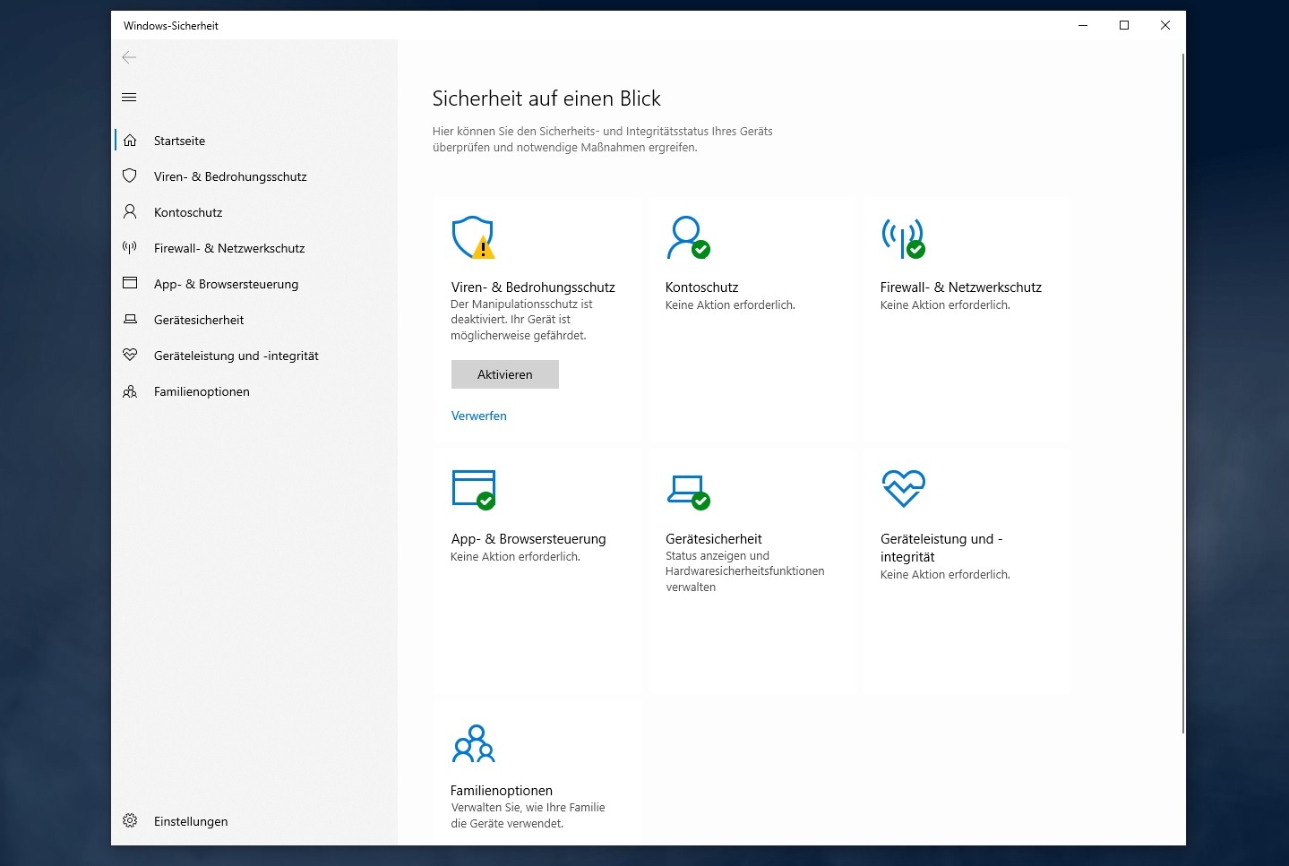 Neues Windows 10 Update bringt Windows Defender Probleme