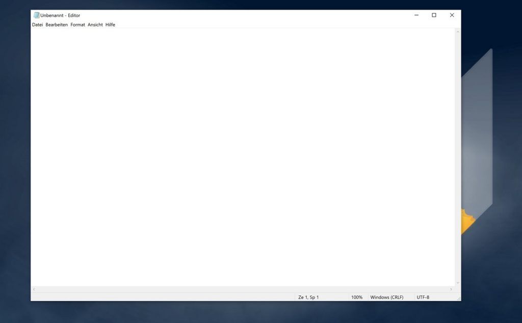 Editor (notepad.exe) ist jetzt im Microsoft Store erhältlich