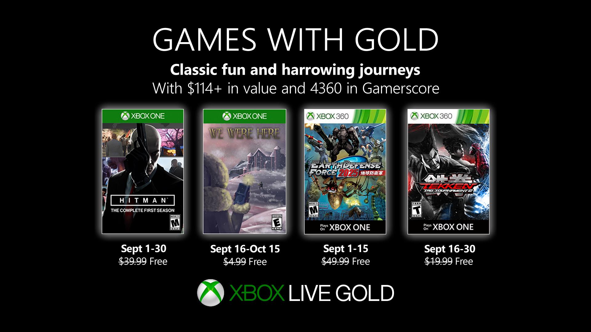Xbox Games with Gold: Gratis Spiele im September 2019