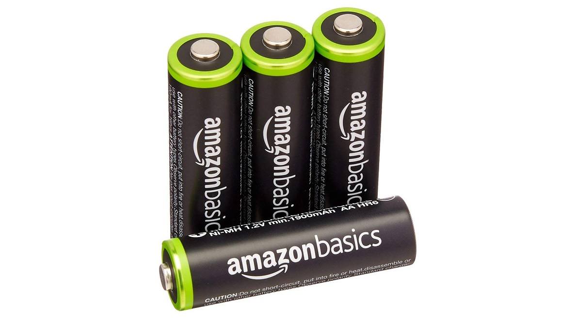 Deal: 4 x AmazonBasics wiederaufladbare AA-Batterien für 5,19 Euro