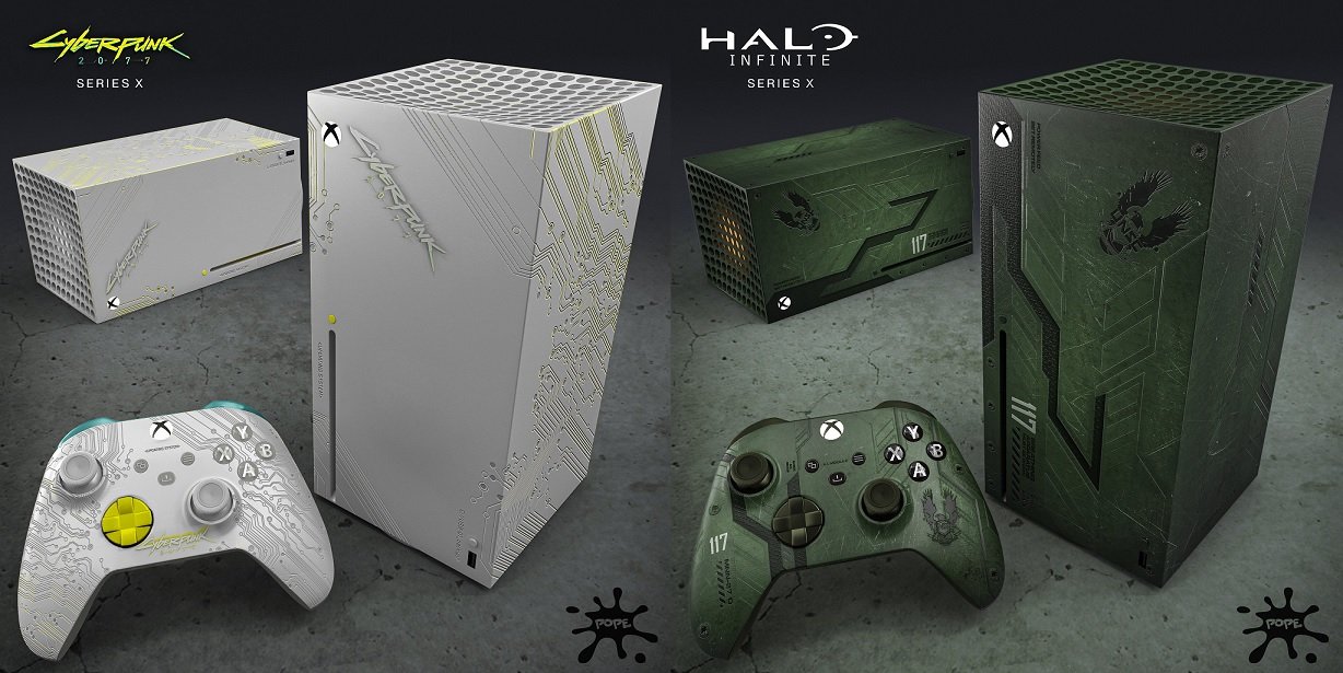Xbox Series X: So könnten Halo & Cyberpunk Special Editionen aussehen
