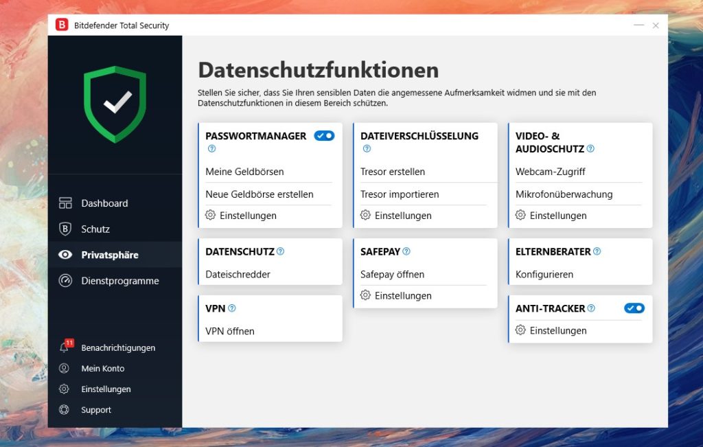 Bitdefender Premium Security im Test