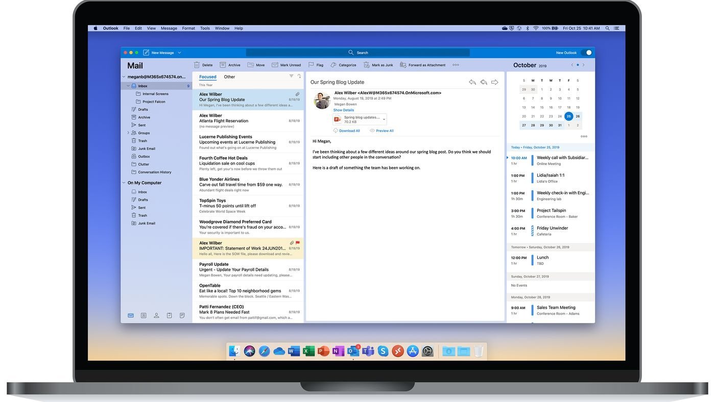 Outlook für Mac bekommt großes Update für mehr Tempo