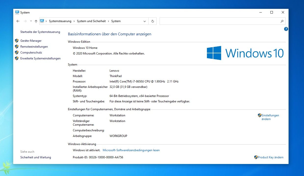 Microsoft deaktiviert Zugang zur System-Seite der Windows 10 Systemsteuerung