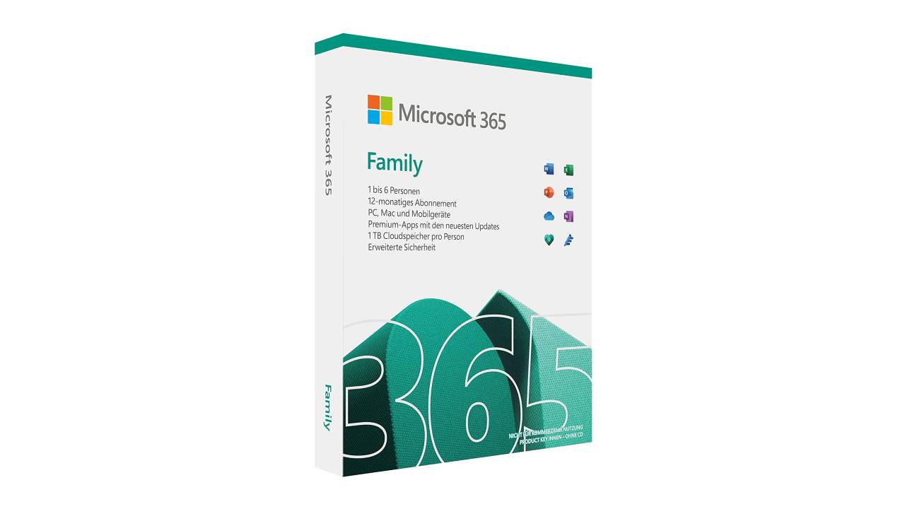 Deal: 12 Monate Microsoft 365 Family Abonnement für nur 54,49 Euro