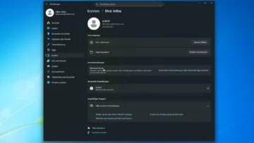 Microsoft Konto entfernen aus Windows 11 – so geht’s